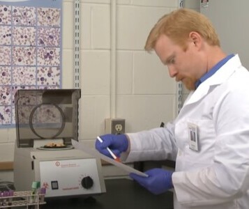 Клиника лечения наркозависимости в Черногорске Врач в кабинете клиники